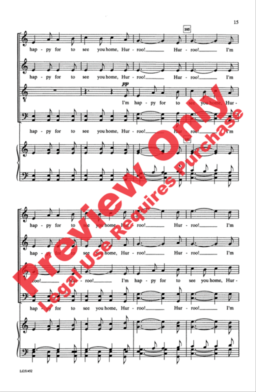 Johnny, I Hardly Knew Ye Johnny, I Hardly Knew Ye 4-Part scores gallery preview page 14