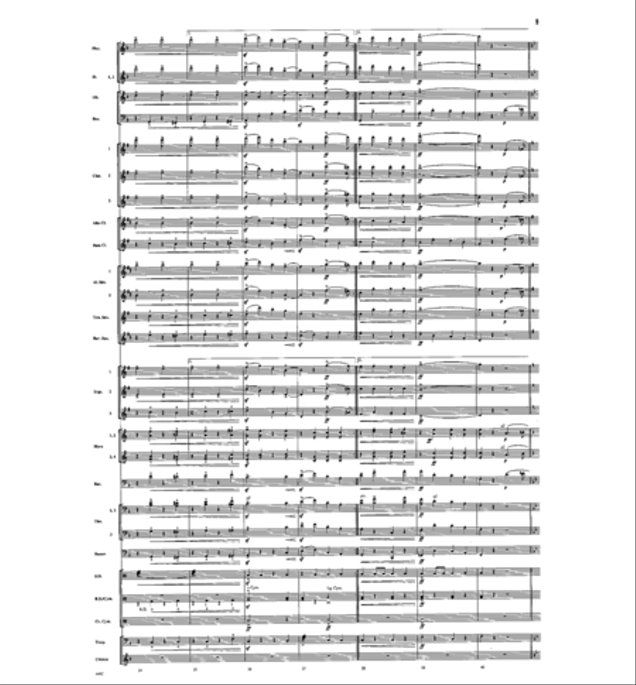 The Chimes of Liberty Concert Band scores gallery preview page 7