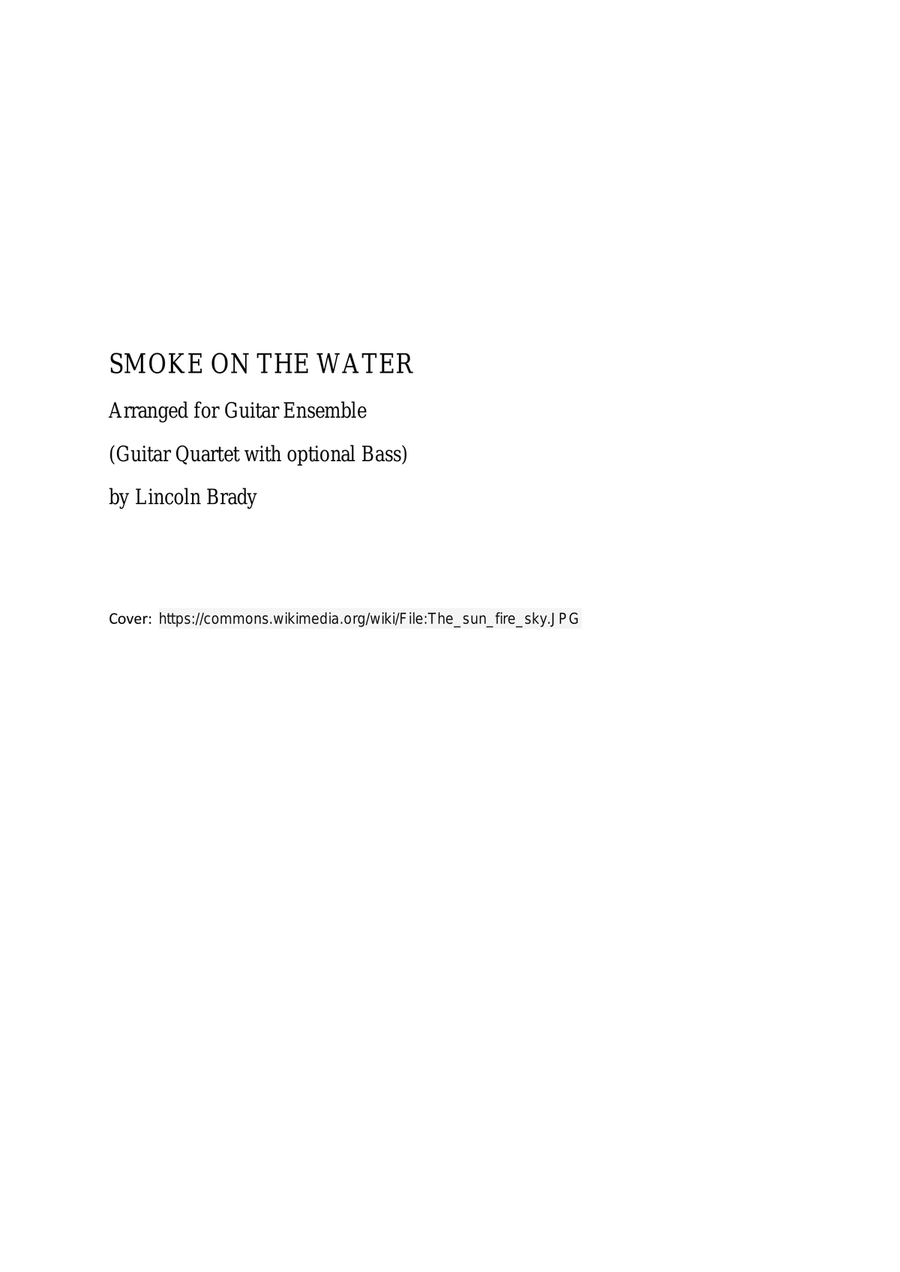 Smoke On The Water Guitar Ensemble scores gallery preview page 2