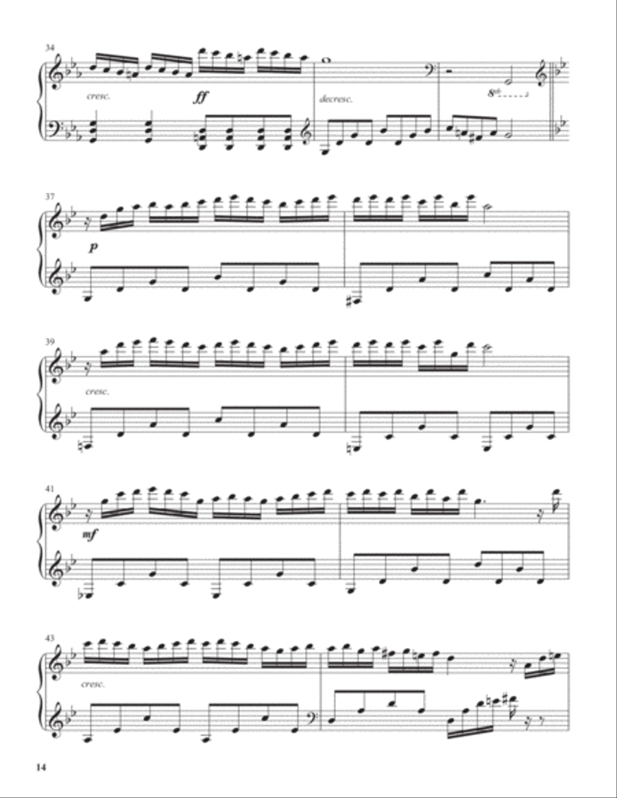 Eclipse Piano Solo scores gallery preview page 3