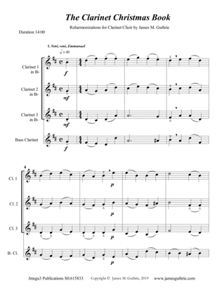 Guthrie: The Clarinet Choir Christmas Book