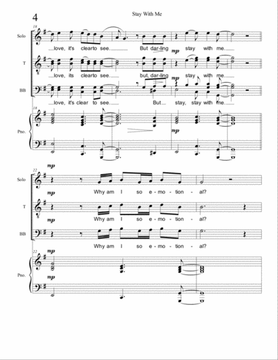 Stay With Me TTBB scores gallery preview page 4