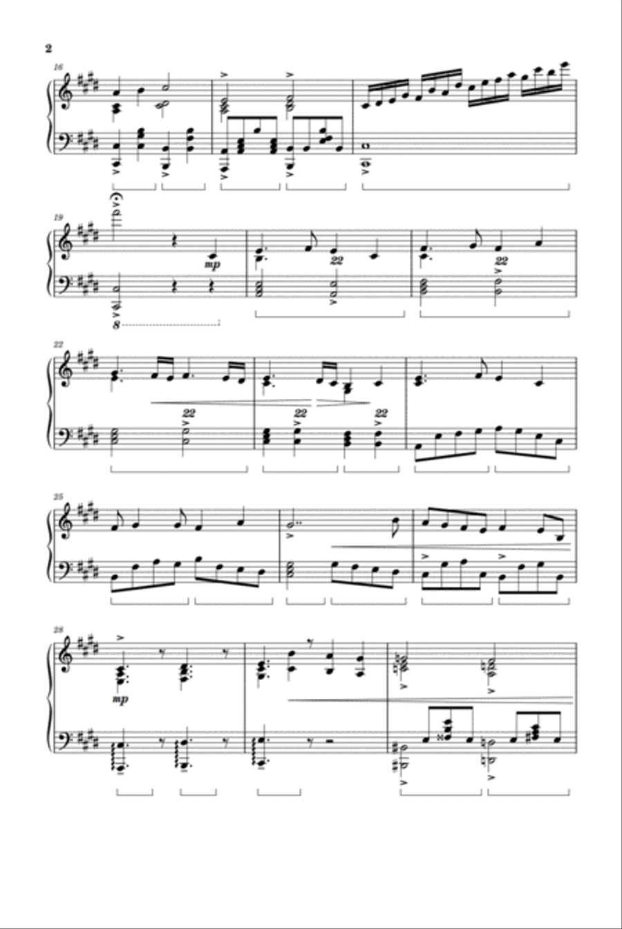 Styx Helix Piano Solo scores gallery preview page 2