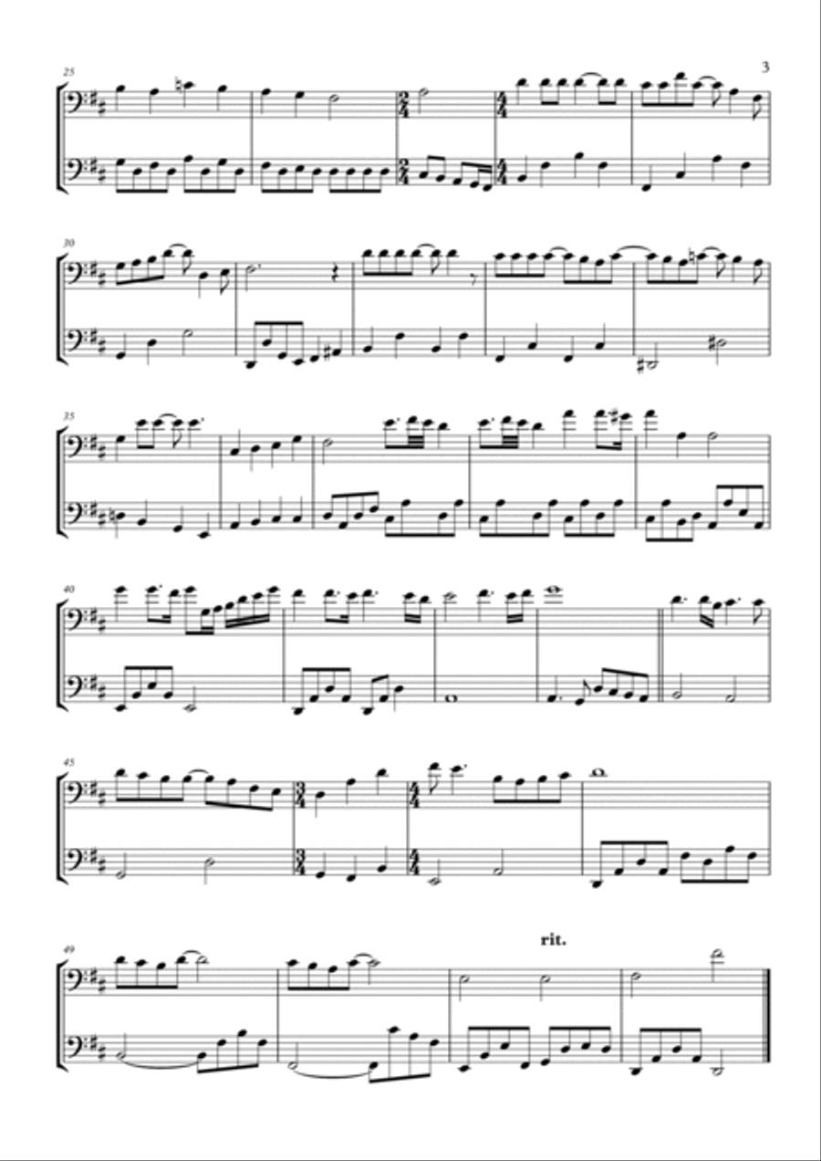 Love Of My Life Cello Solo scores gallery preview page 3