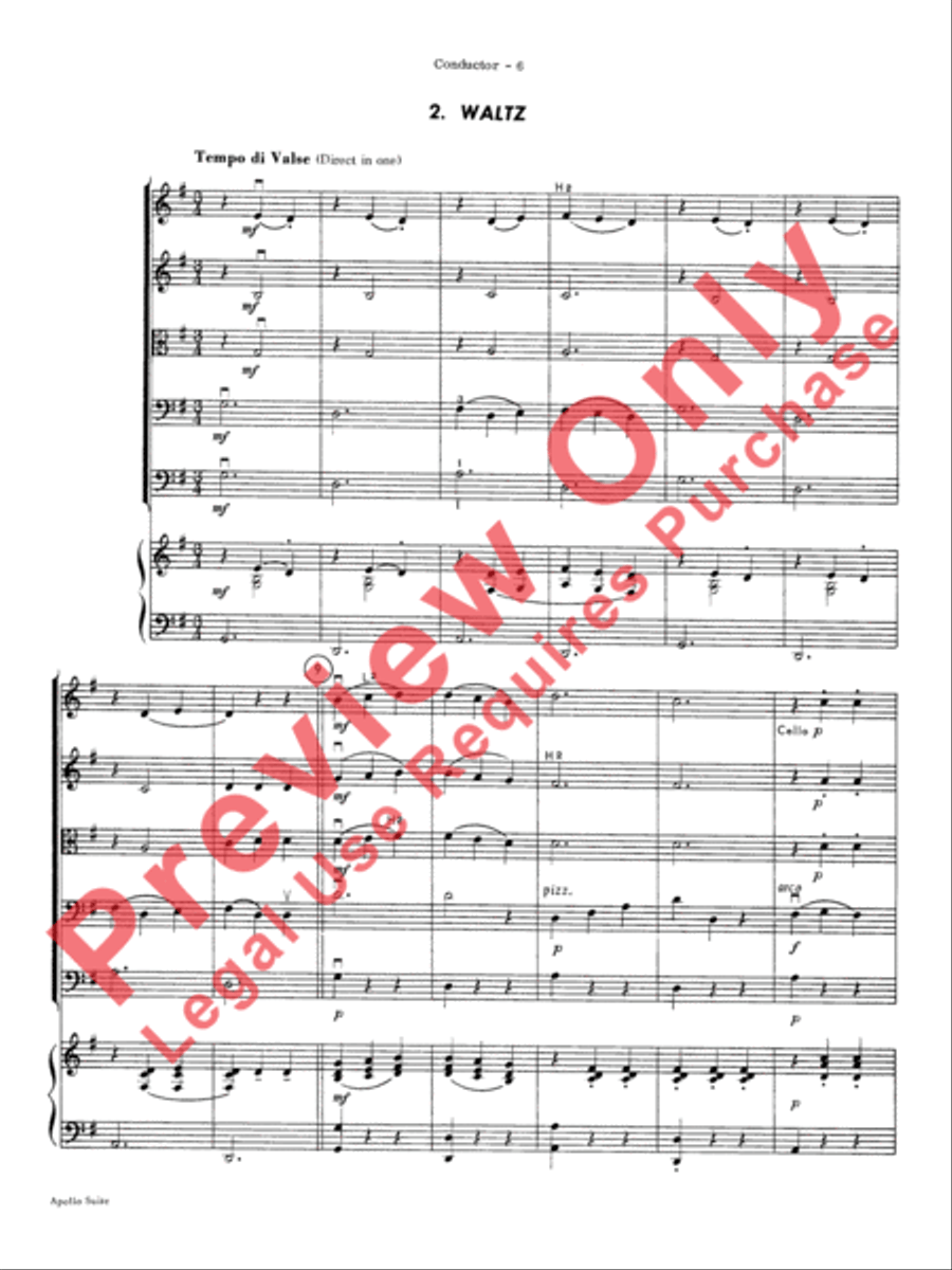 The Apollo Suite String Orchestra scores gallery preview page 9
