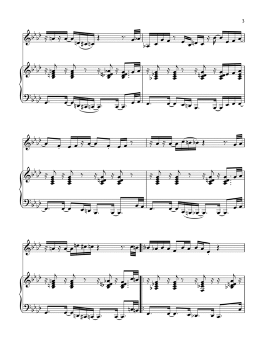 Pick Up The Pieces Woodwind Duet scores gallery preview page 4