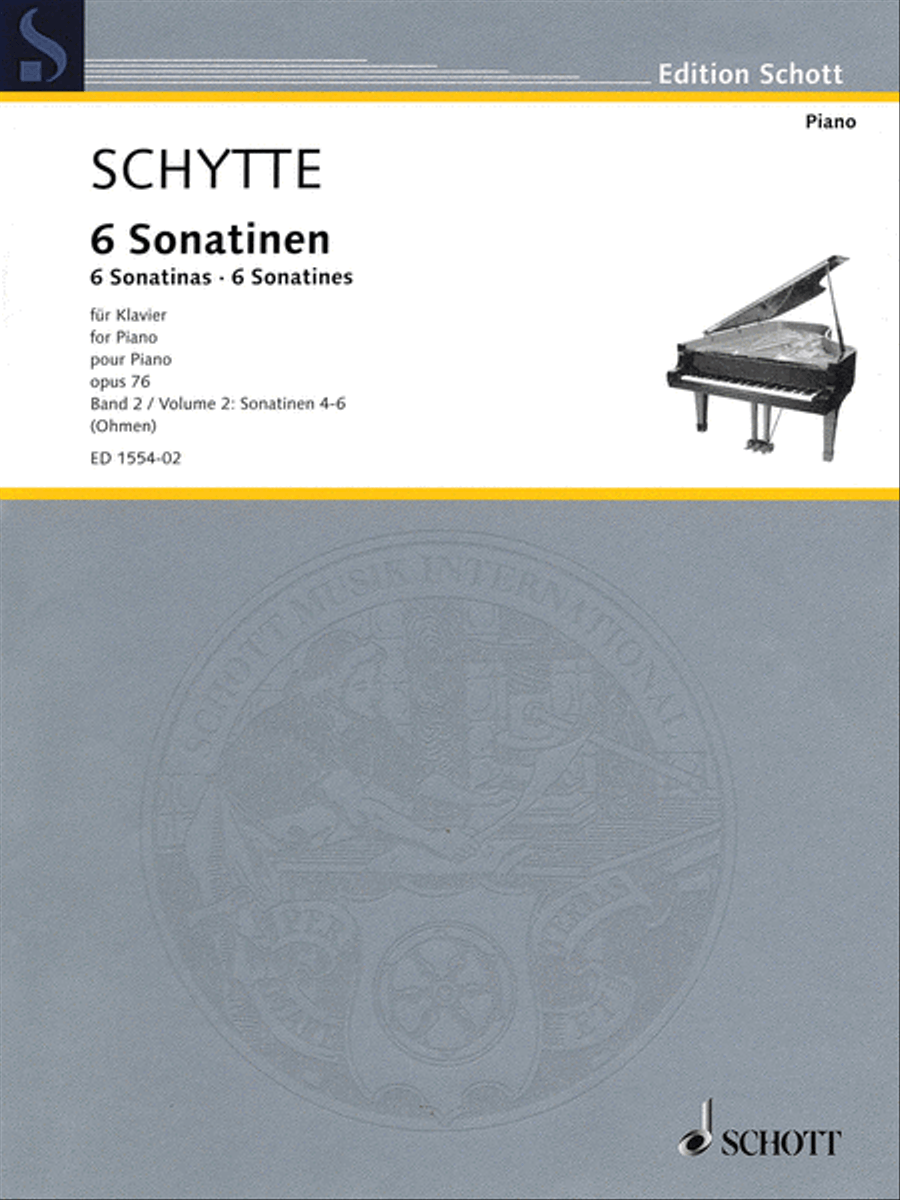 Six Sonatinas, Op. 76, Vol. 2 (Nos. 4-6) Piano Solo scores gallery preview page 1