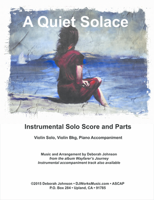 Book cover for A Quiet Solace Inst. Solo Score