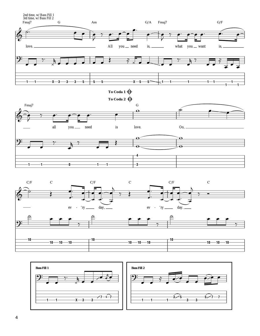 Everyday Everyday Acoustic Guitar scores gallery preview page 4