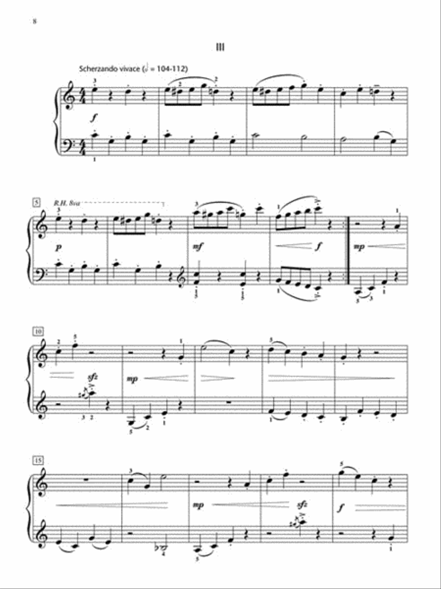 Sonatina Bravo Piano Method scores gallery preview page 4