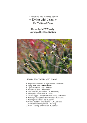 Book cover for Dying with Jesus (For Violin and Piano)