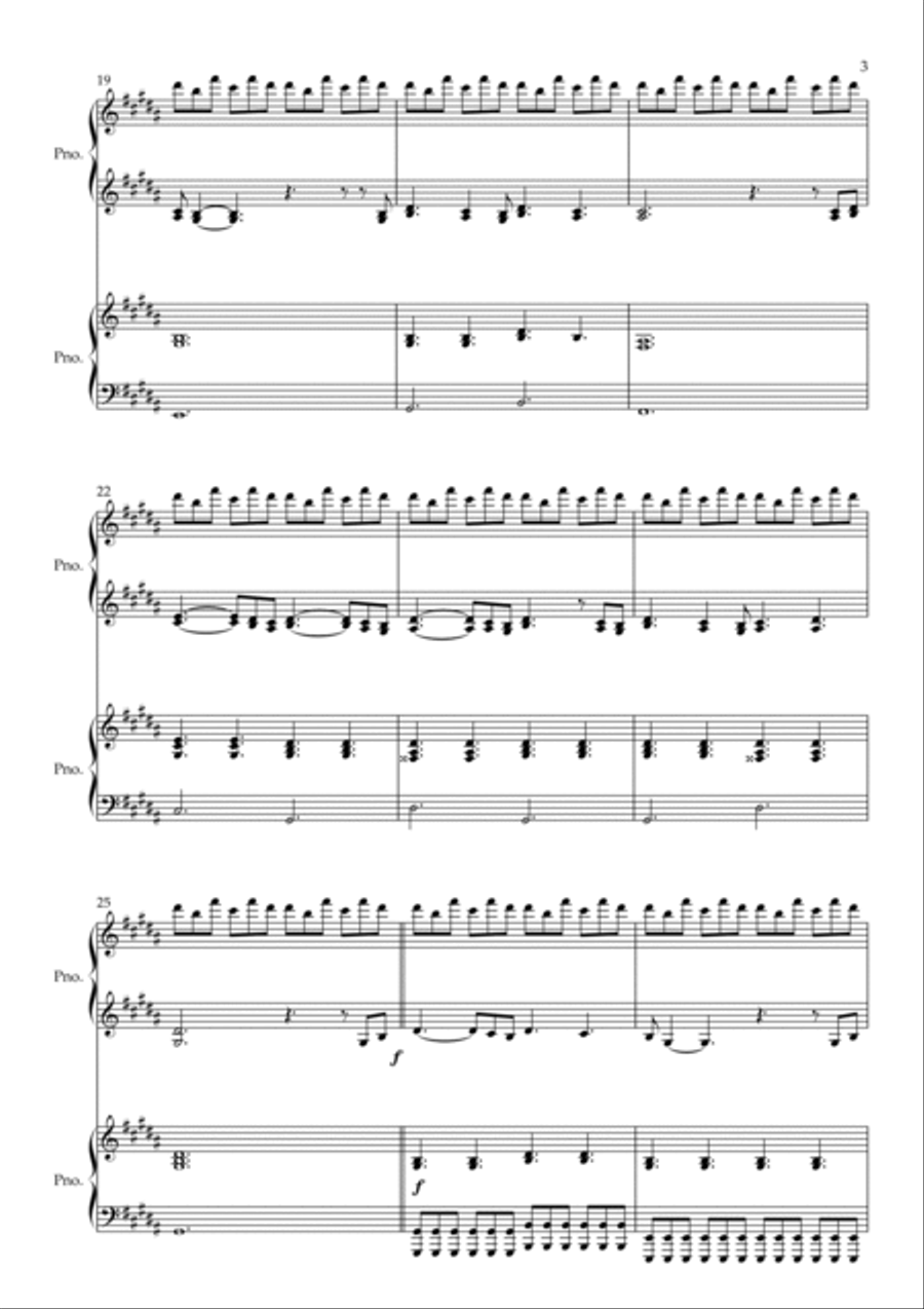 Roads Untraveled 2 Pianos, 4-Hands scores gallery preview page 3