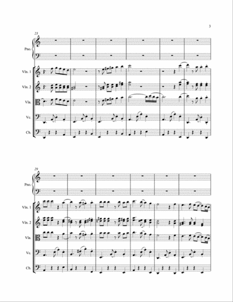 Tango Voluptuoso Tango Voluptuoso String Orchestra scores gallery preview page 3