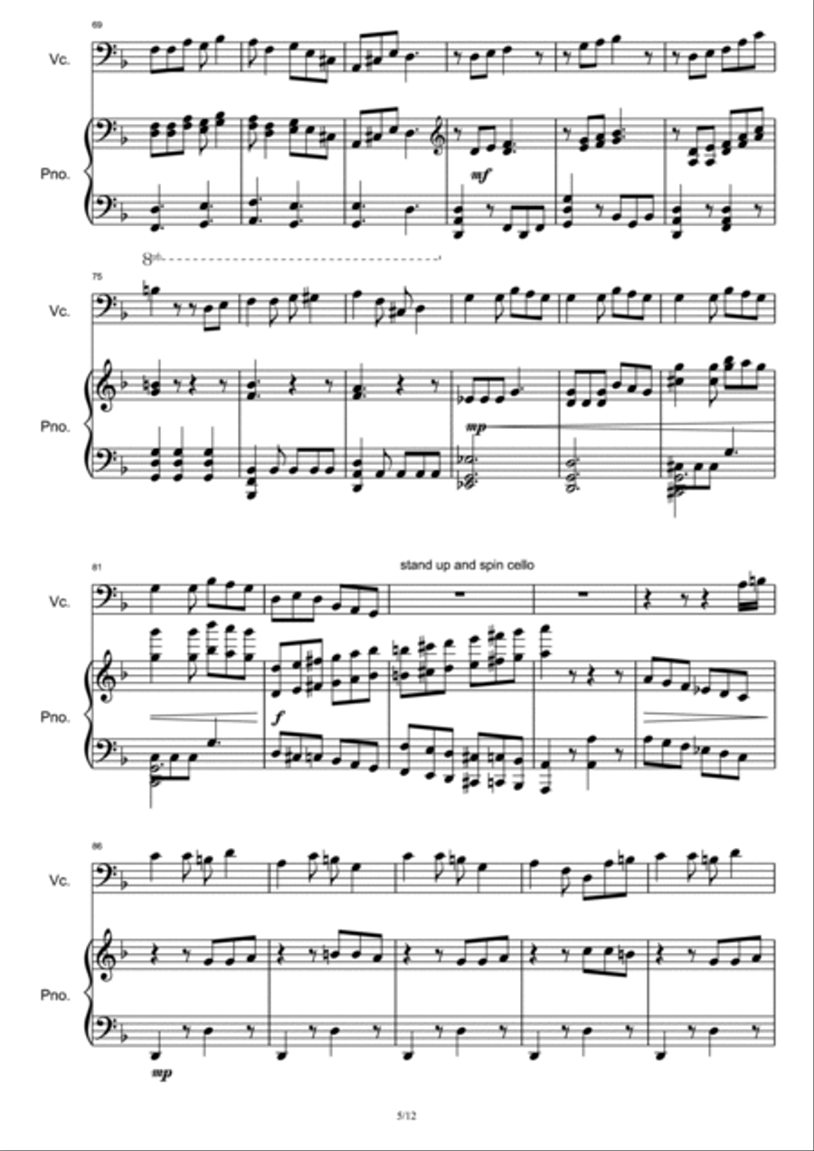 Jack Sparrow Jack Sparrow Piano Solo scores gallery preview page 5