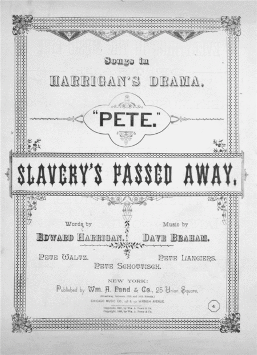 Slavery's Passed Away Voice scores gallery preview page 1