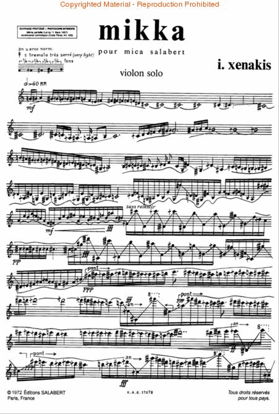 Mikka Violin Solo scores gallery preview page 2