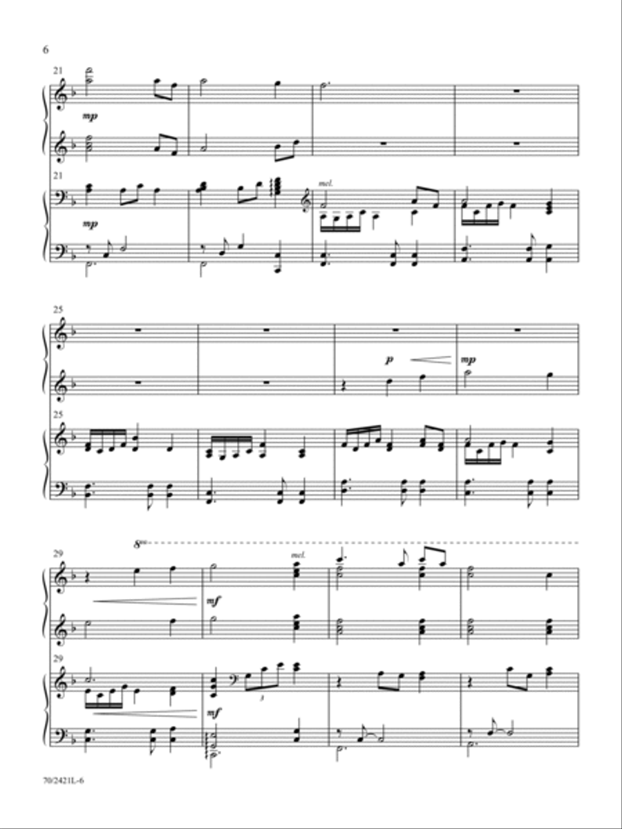 A Keyboard Festival of Hymns, Vol. 1 Piano Accompaniment scores gallery preview page 6
