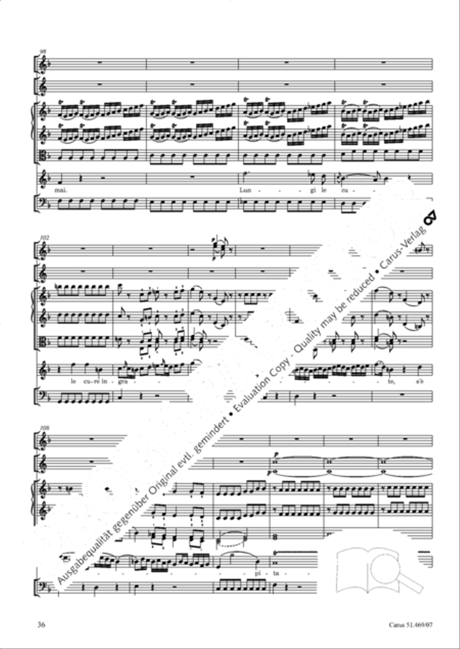 Davide penitente 4-Part scores gallery preview page 49