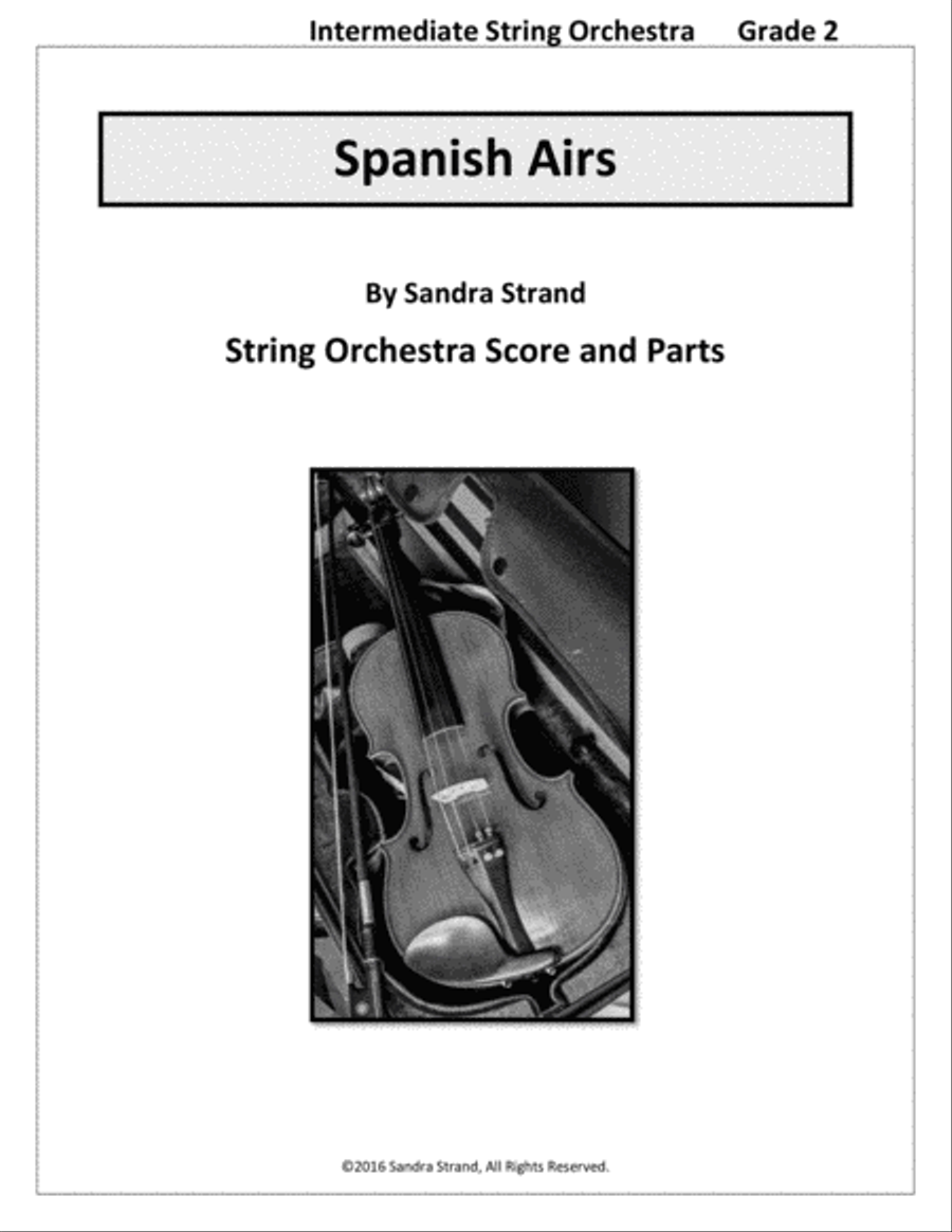 Spanish Airs String Orchestra scores gallery preview page 1