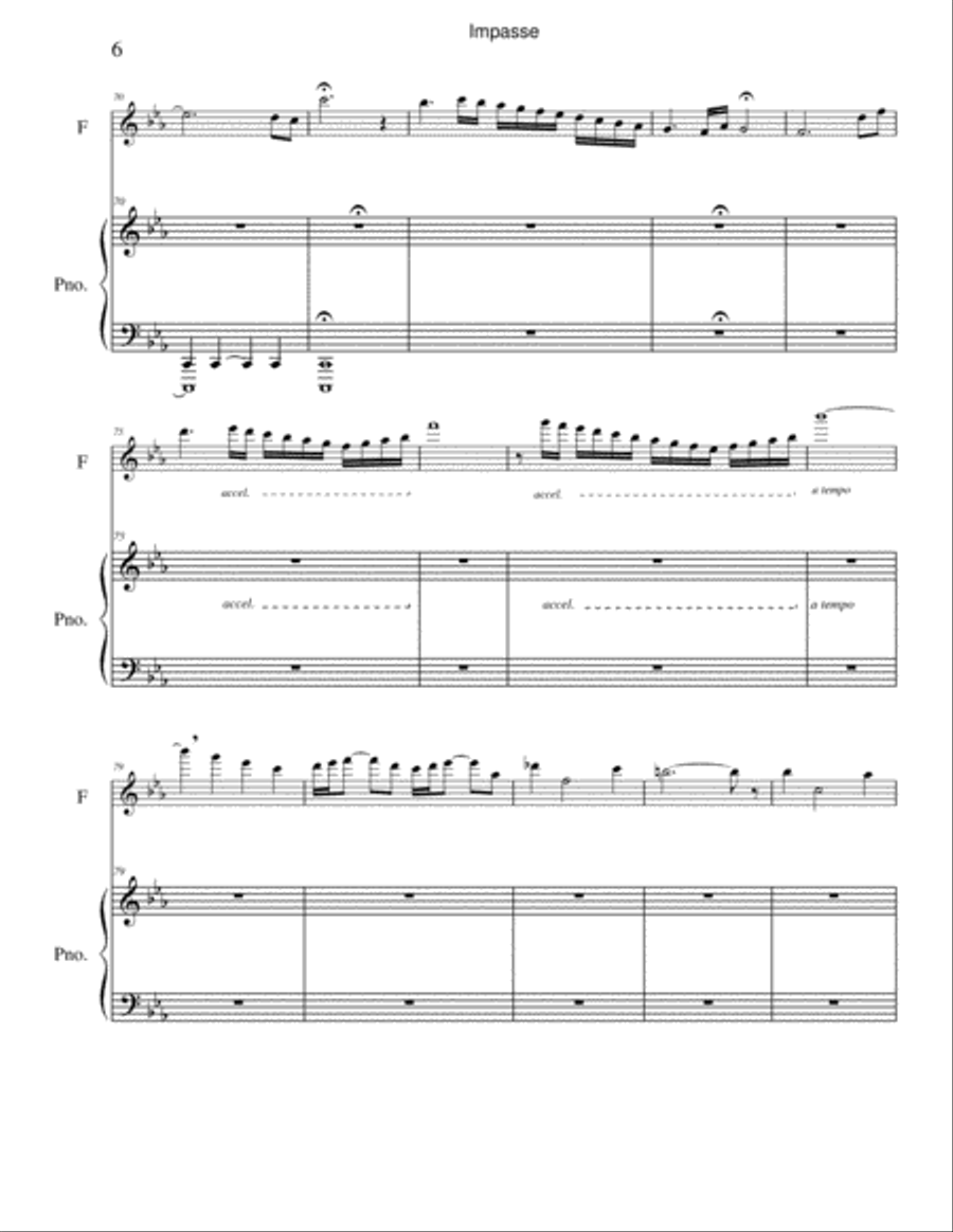Impasse Flute Solo scores gallery preview page 6