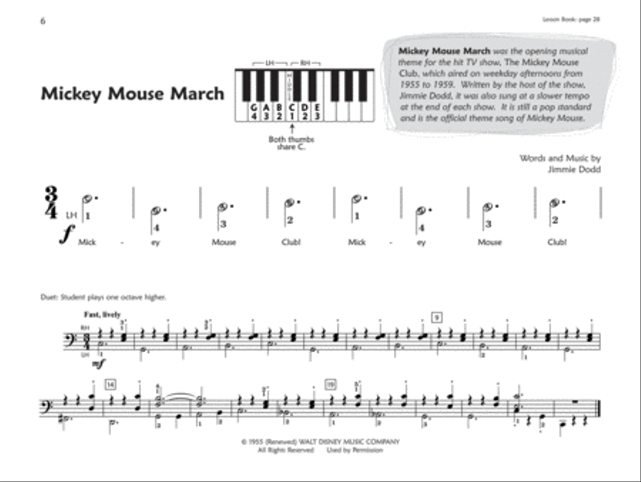 Premier Piano Course Pop and Movie Hits, Book 1A Piano Method scores gallery preview page 2