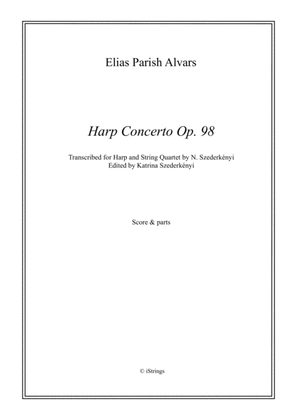 Harp Concerto Op. 98 harp & string quartet
