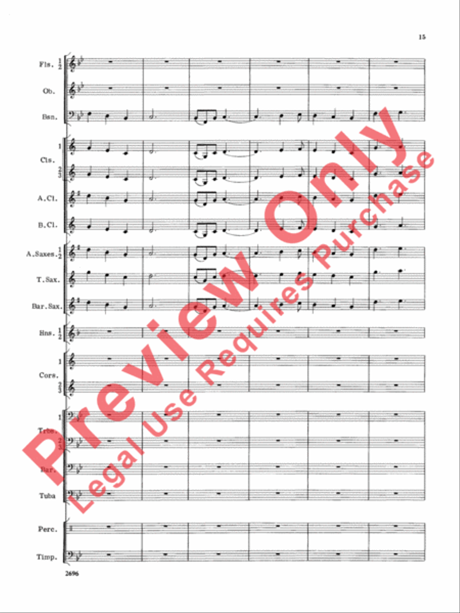 Hudson River Suite Hudson River Suite Concert Band scores gallery preview page 16