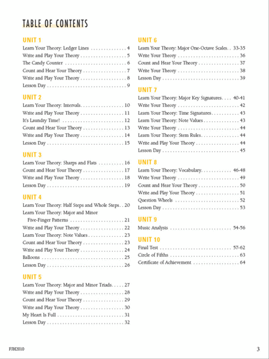 Write, Play, and Hear Your Theory Every Day, Book 3 Piano Method scores gallery preview page 3