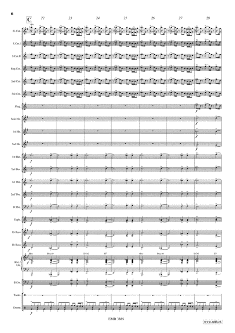 Ghostbusters Brass Band scores gallery preview page 7