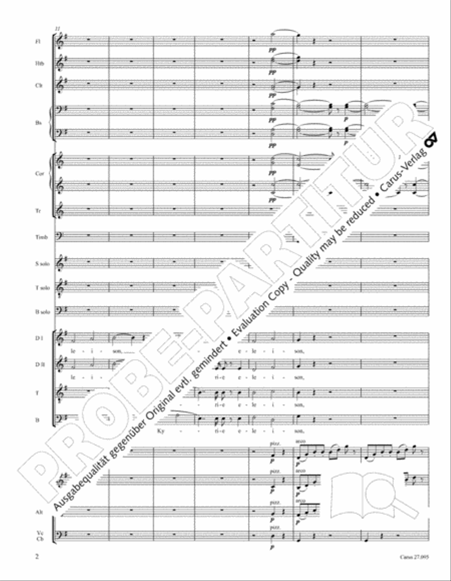 Messe solennelle de sainte Cecile STB scores gallery preview page 15