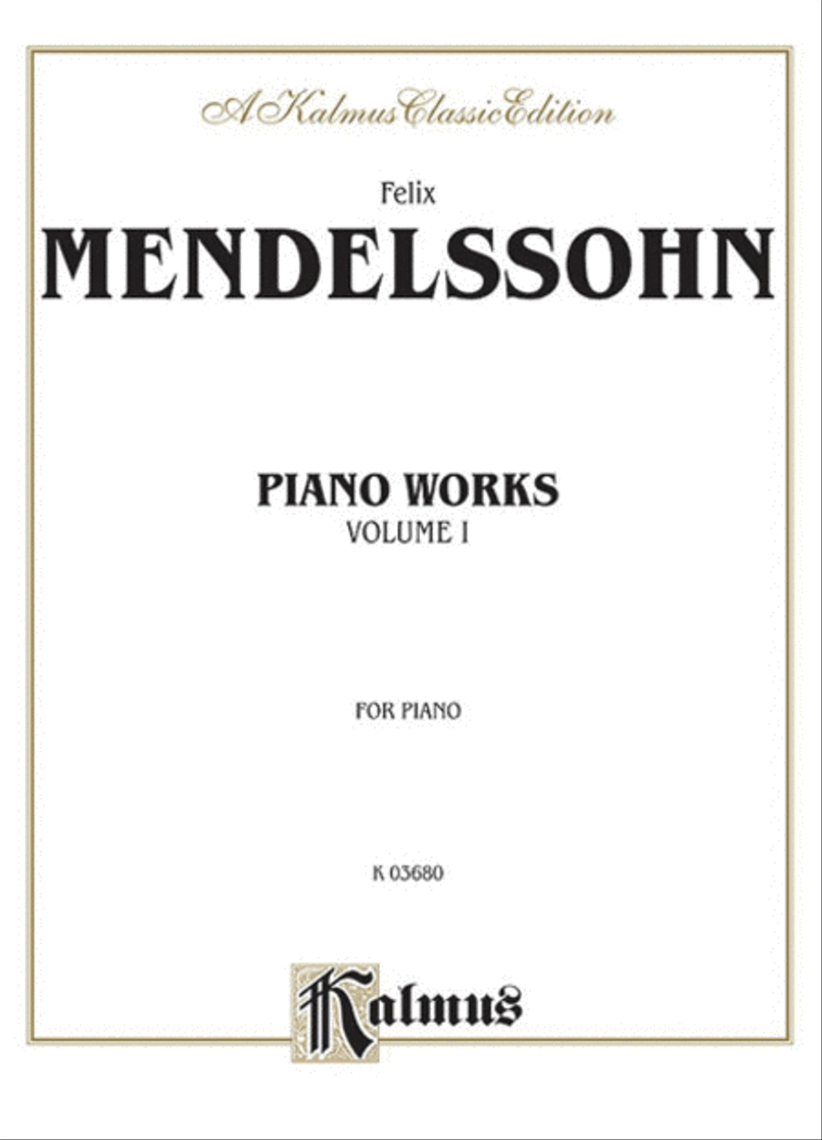 Complete Works, Volume 1 Piano Solo scores gallery preview page 1