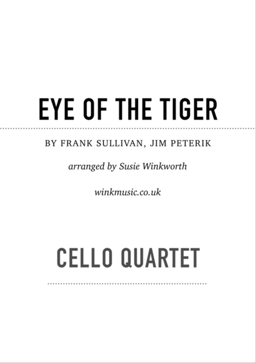 Book cover for Eye Of The Tiger