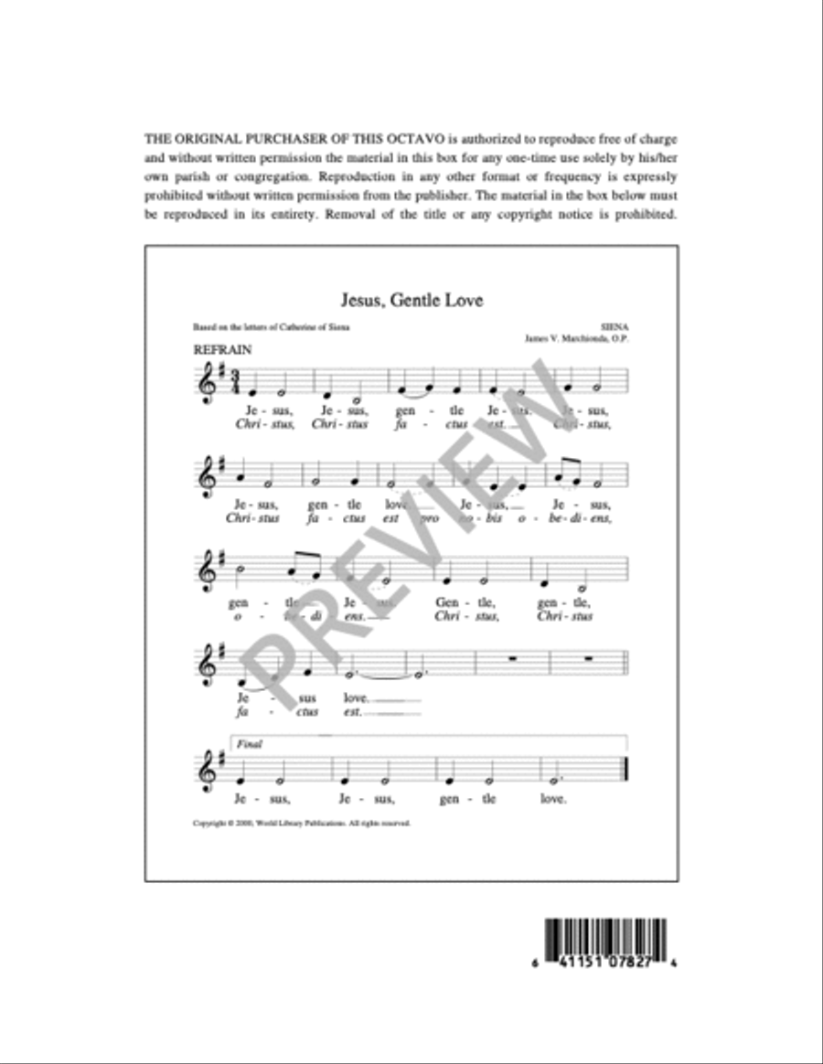 Jesus Gentle Love Jesus Gentle Love Piano scores gallery preview page 5
