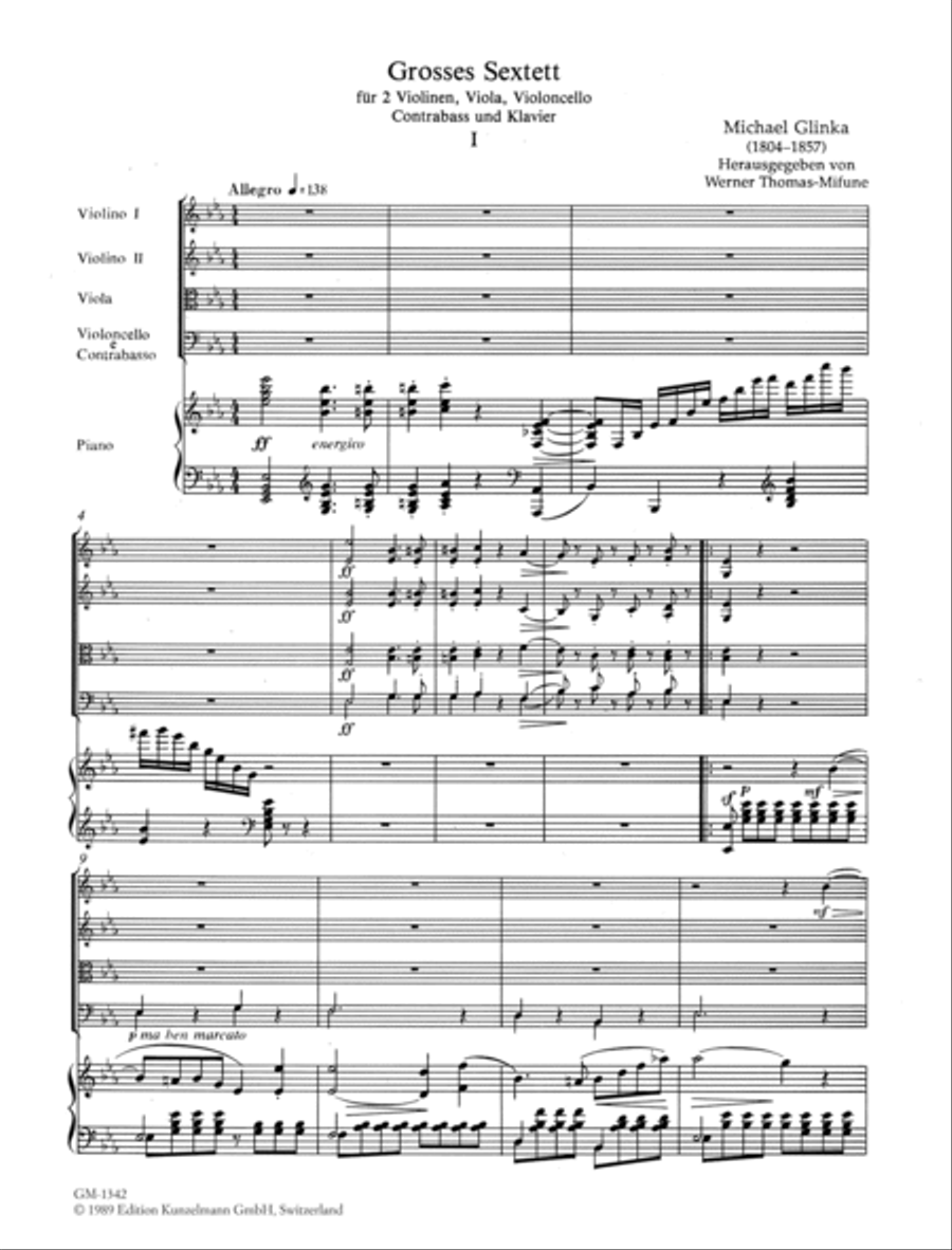 Great Sextet in E-flat major Chamber Music scores gallery preview page 2