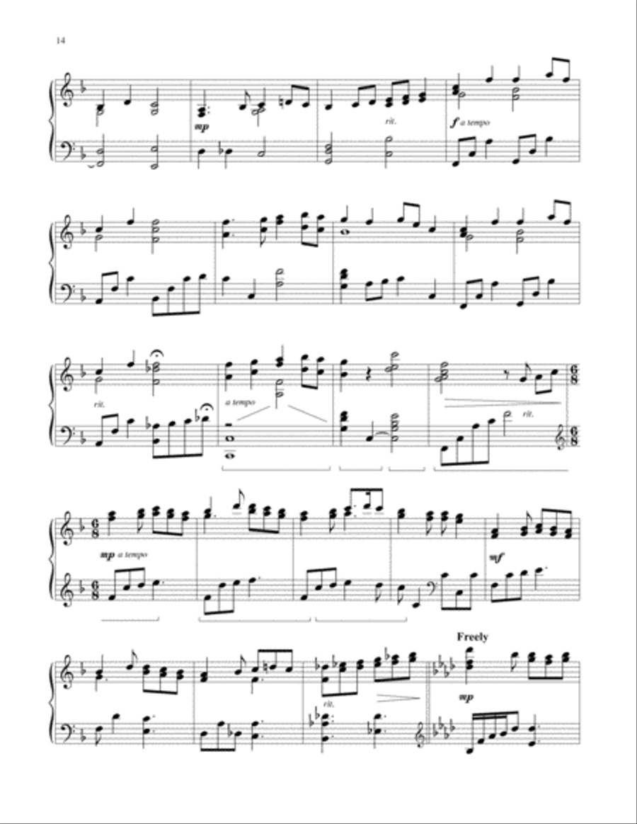 Hymns of Joy and Grace, Vol. 1 Piano Solo scores gallery preview page 8