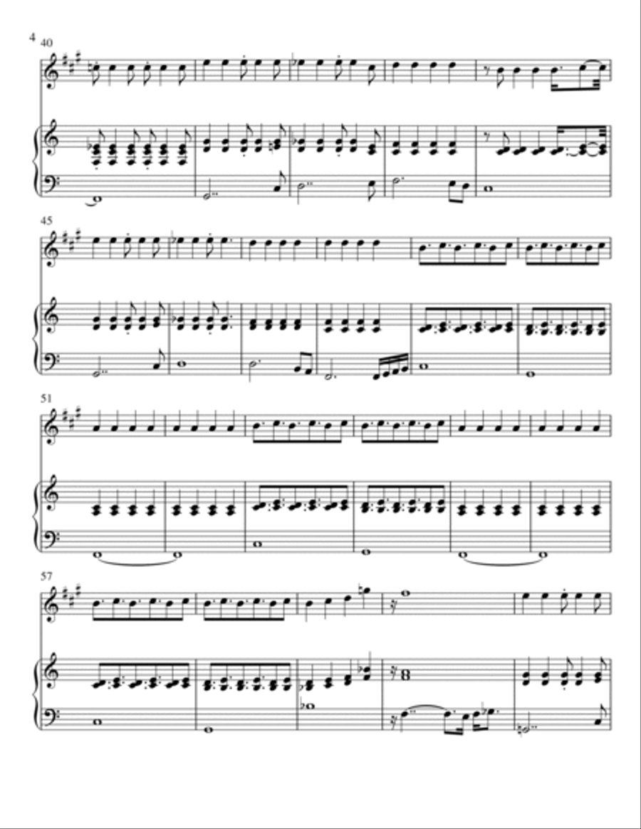 Drops Of Jupiter (tell Me) Small Ensemble scores gallery preview page 4