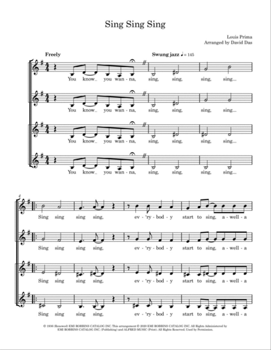 Sing, Sing, Sing