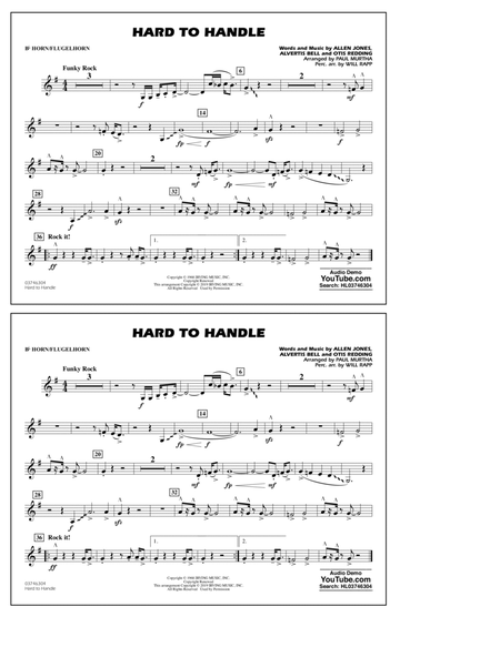 Hard to Handle (arr. Paul Murtha) - Bb Horn/Flugelhorn