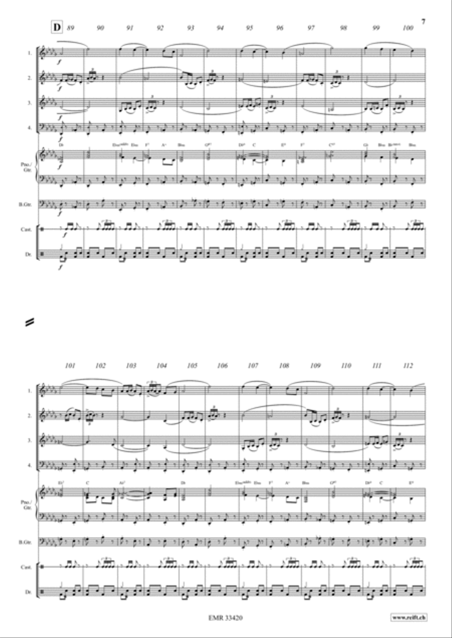 Costa Del Sol Woodwind Quartet scores gallery preview page 6