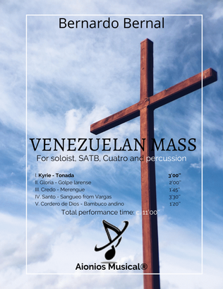 Book cover for Venezuelan Mass - I. Kyrie - Solo Tenor and SATB a capella