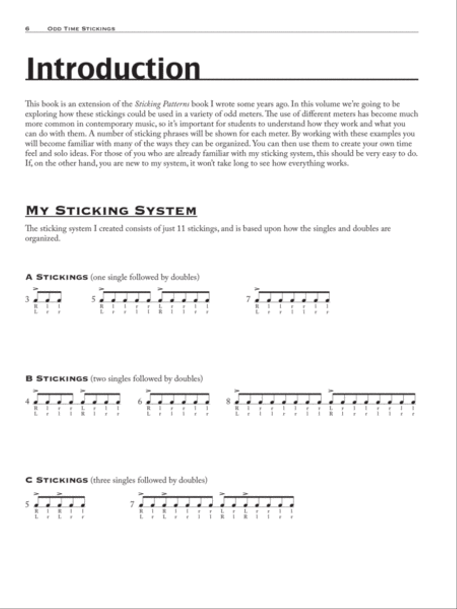 Odd Time Sticking Percussion scores gallery preview page 8