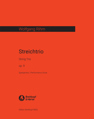 String Trio Op. 9