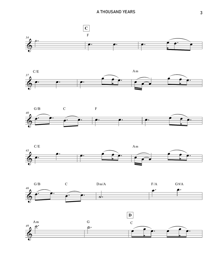 A Thousand Years A Thousand Years Chamber Music scores gallery preview page 3