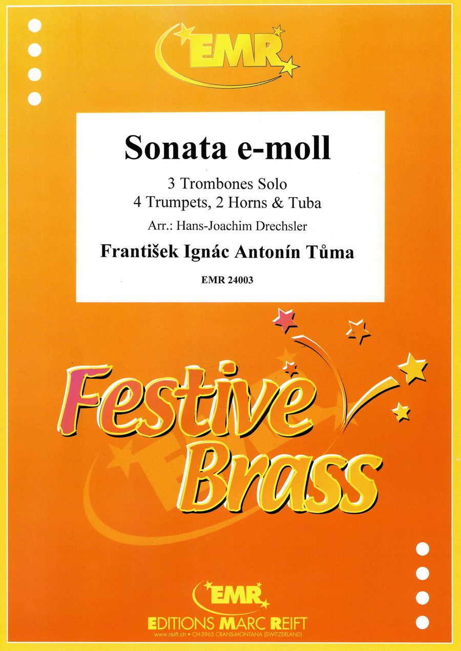 Sonata e-moll Sonata e-moll Brass Ensemble scores gallery preview page 1