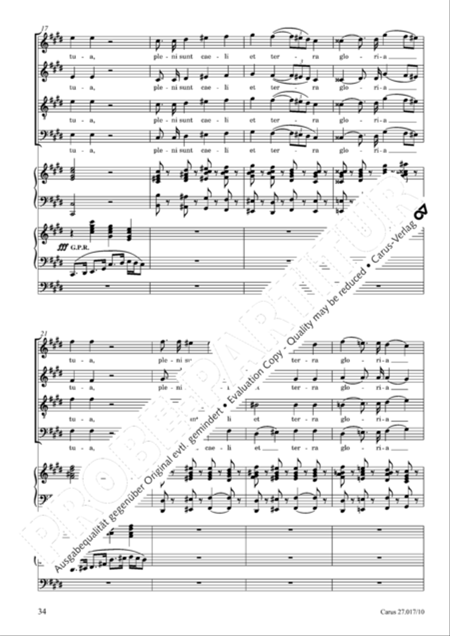 Messe solennelle en ut diese mineur 4-Part scores gallery preview page 35