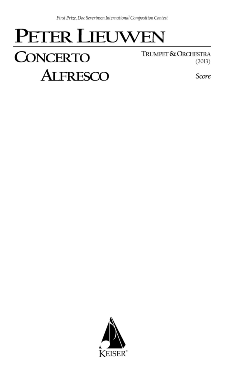 Concerto Alfresco for Trumpet and Chamber Orchestra, Full Score