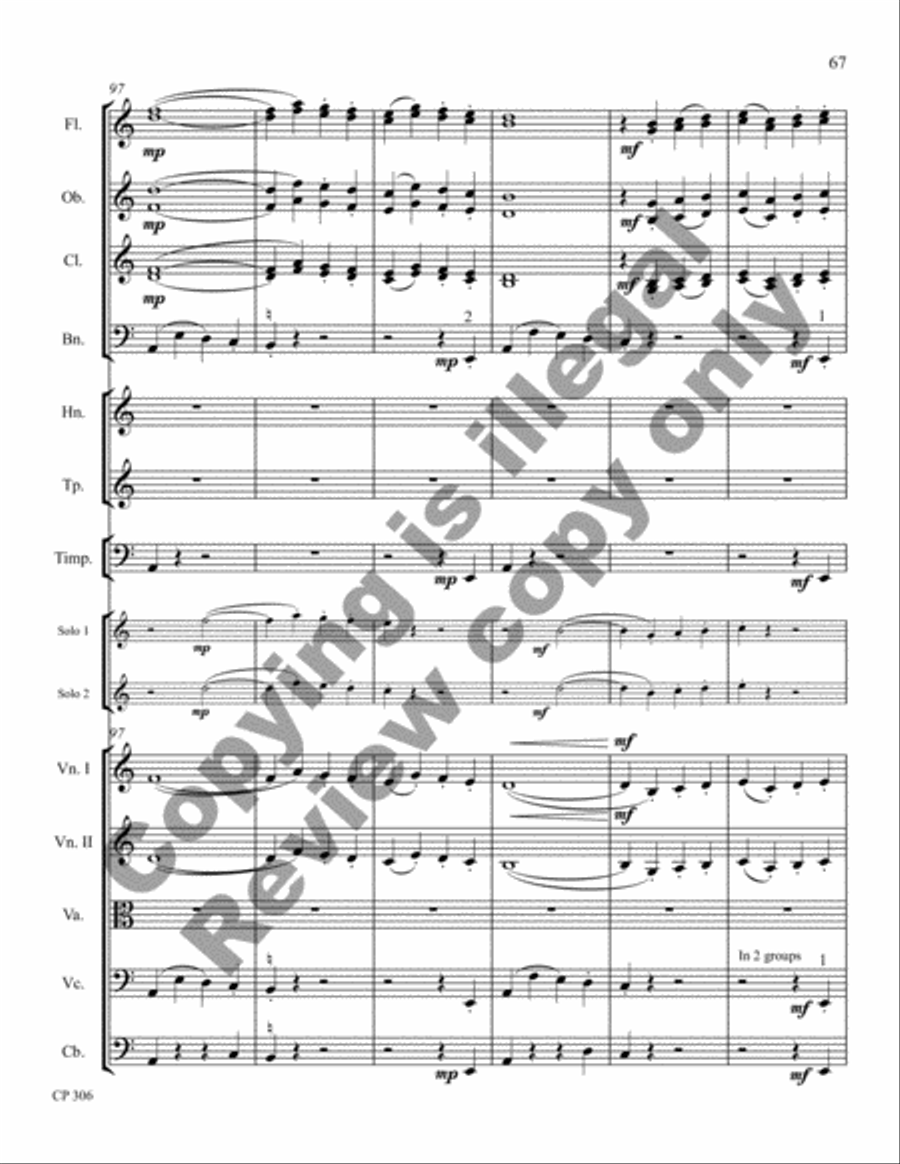Little Suite Full Orchestra scores gallery preview page 147