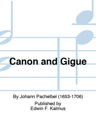Book cover for Canon and Gigue