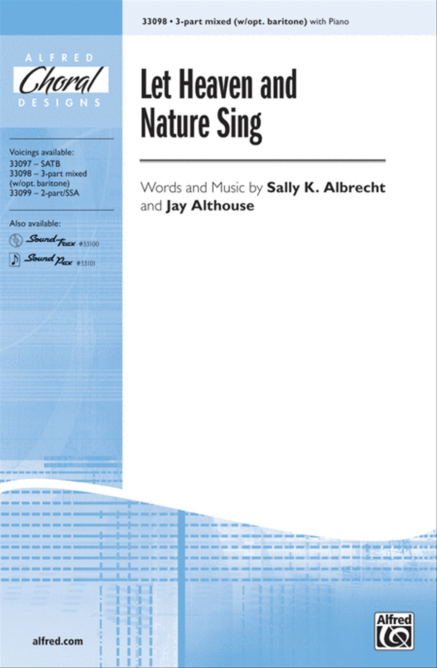Let Heaven and Nature Sing 3-Part scores gallery preview page 1