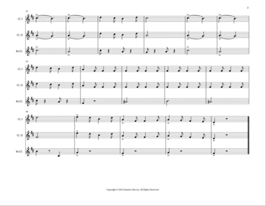 Funiculi Funicula Funiculi Funicula Small Ensemble scores gallery preview page 3